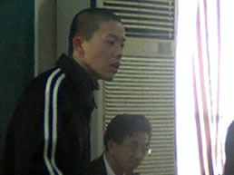 進くん役の竹下くんは進さんご本人を前に緊張した面持ちでした